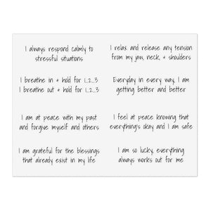 Relieve Anxiety #1 - Affirmation Stickers